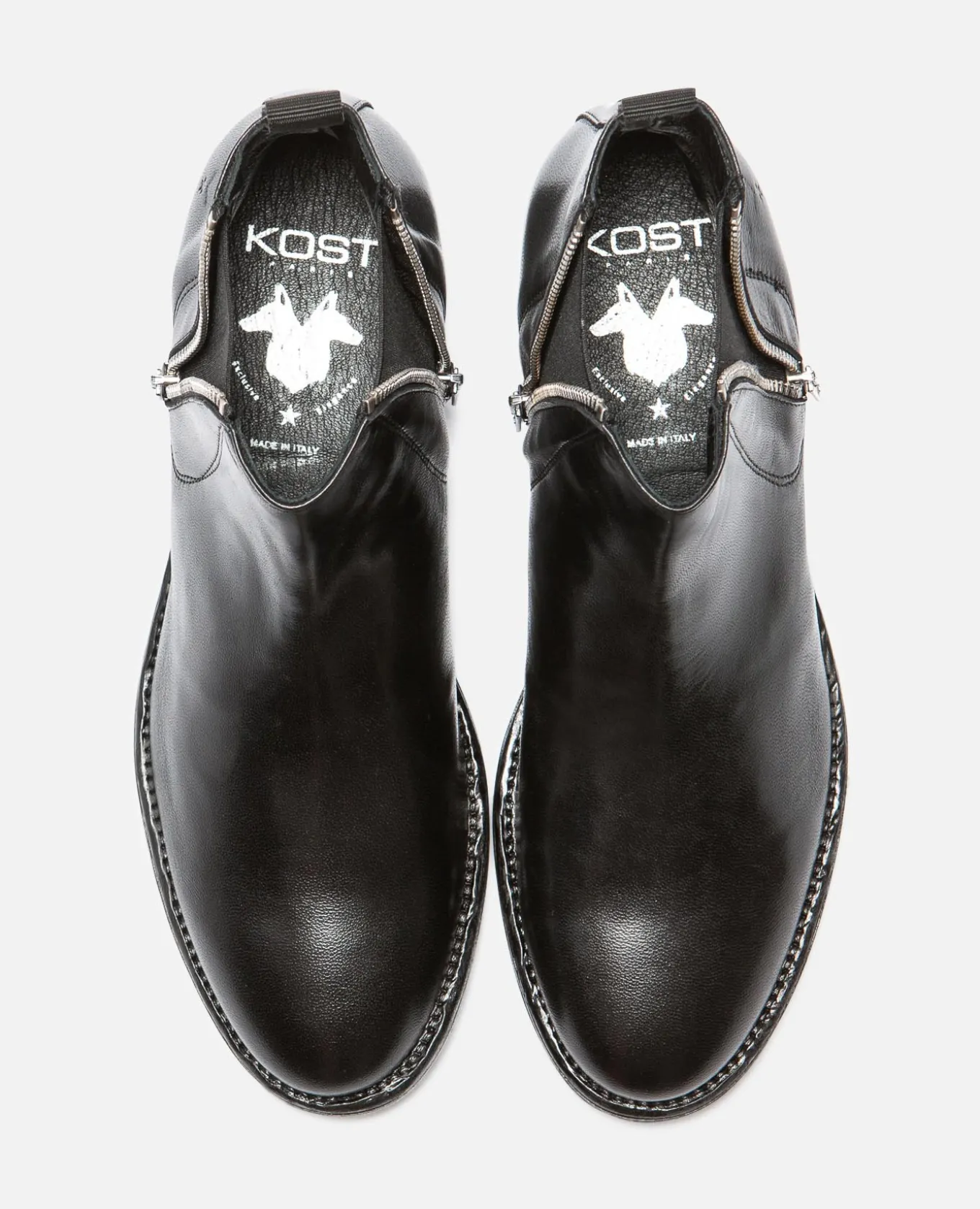 WICKED 16 Chelsea boots Cuir Noir Homme