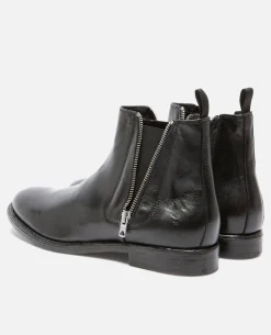 WICKED 16 Chelsea boots Cuir Noir Homme
