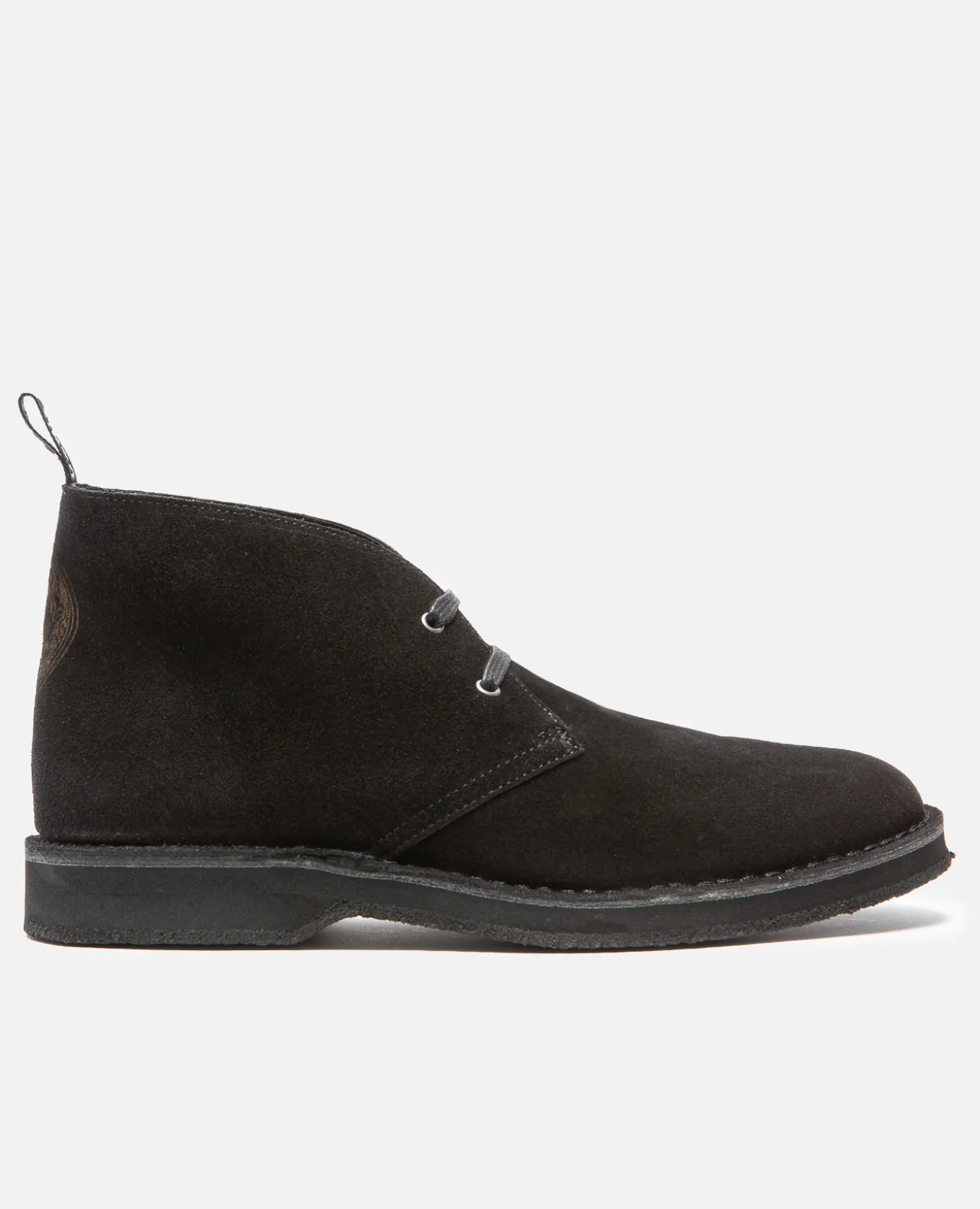 WISE M Desert Boots Croûte velours Noir Homme