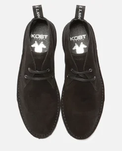 WISE M Desert Boots Croûte velours Noir Homme