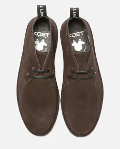 WISE M Desert Boots Croûte velours Marron Homme