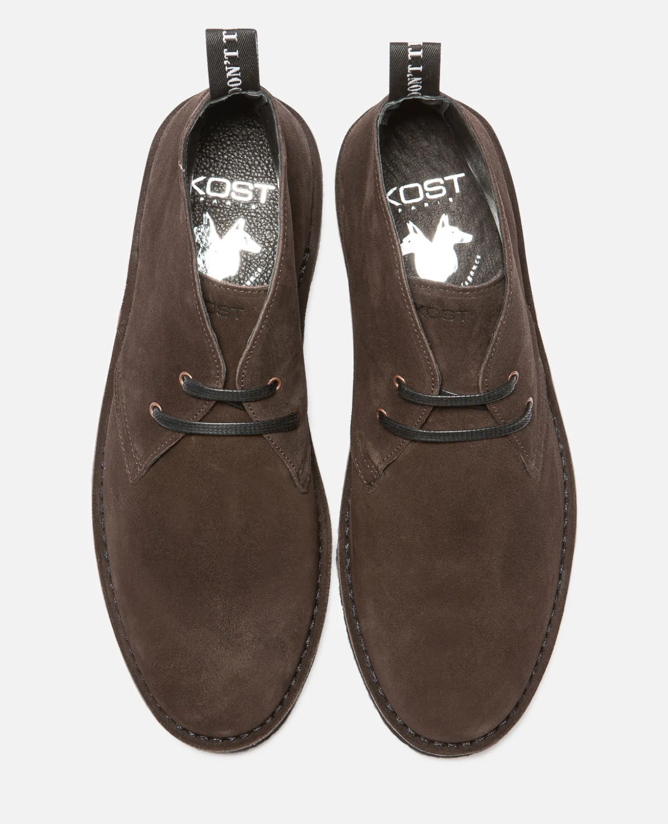 WISE M Desert Boots Croûte velours Marron Homme