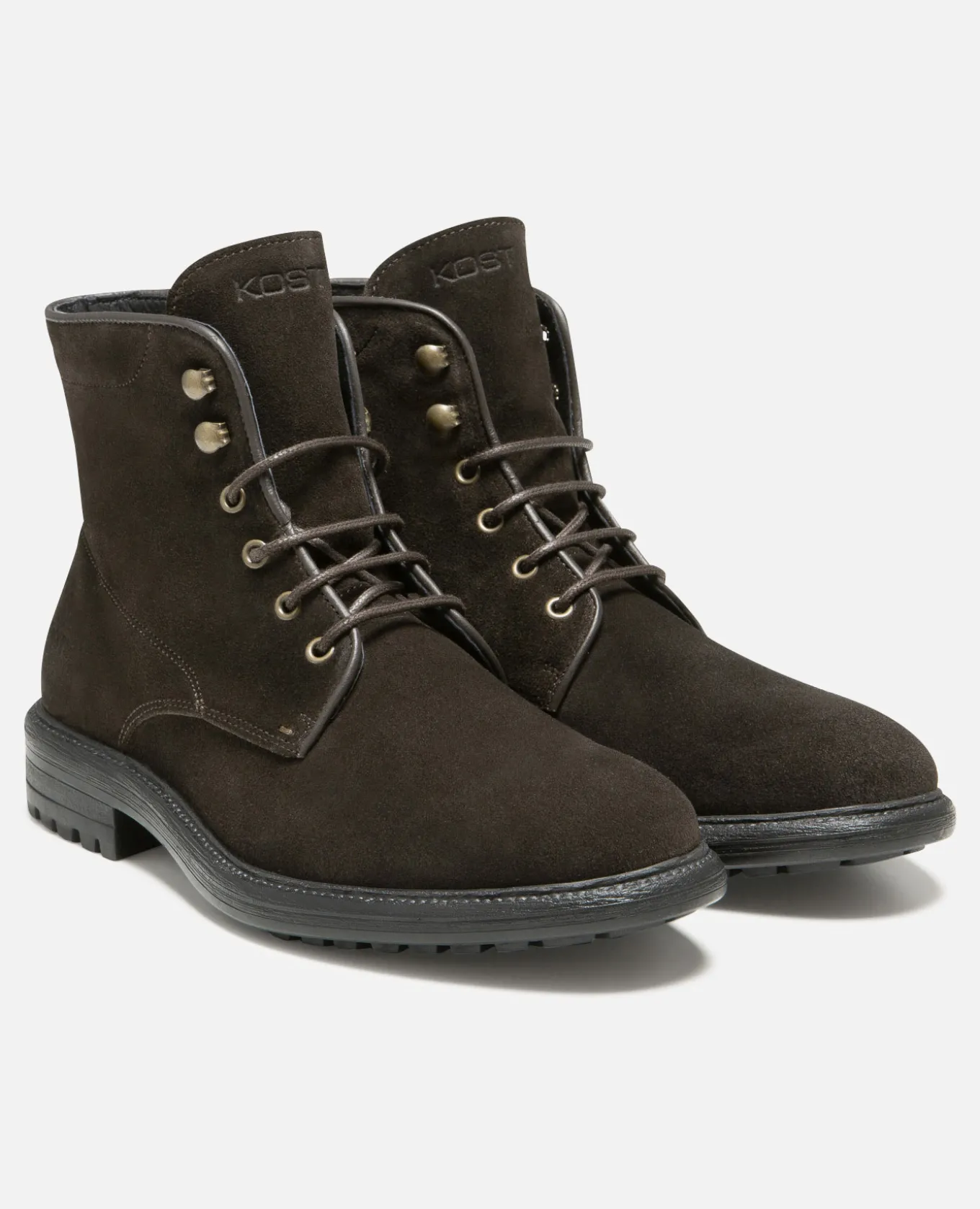 ZENITH Boots cuir suède chataigne