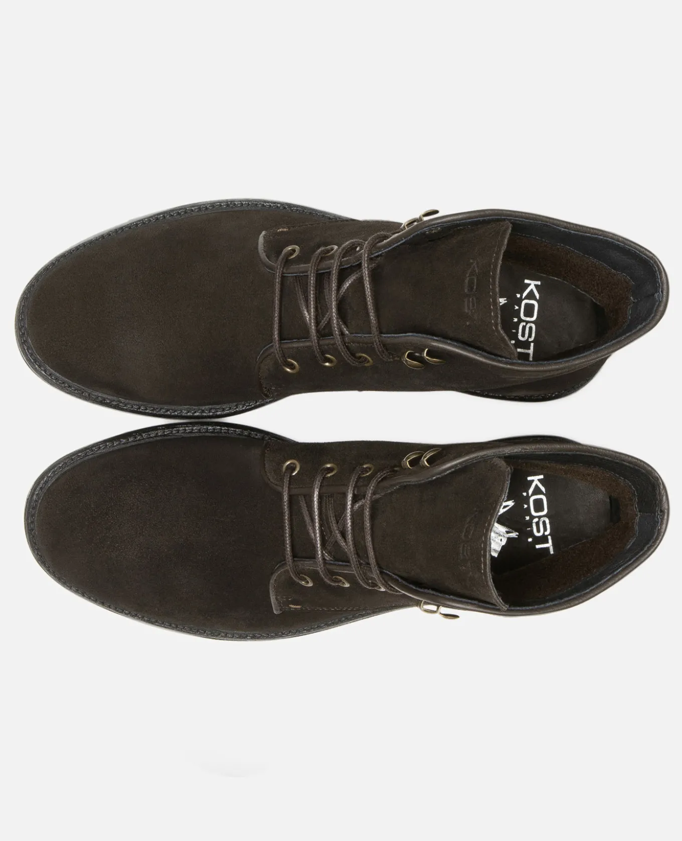 ZENITH Boots cuir suède chataigne