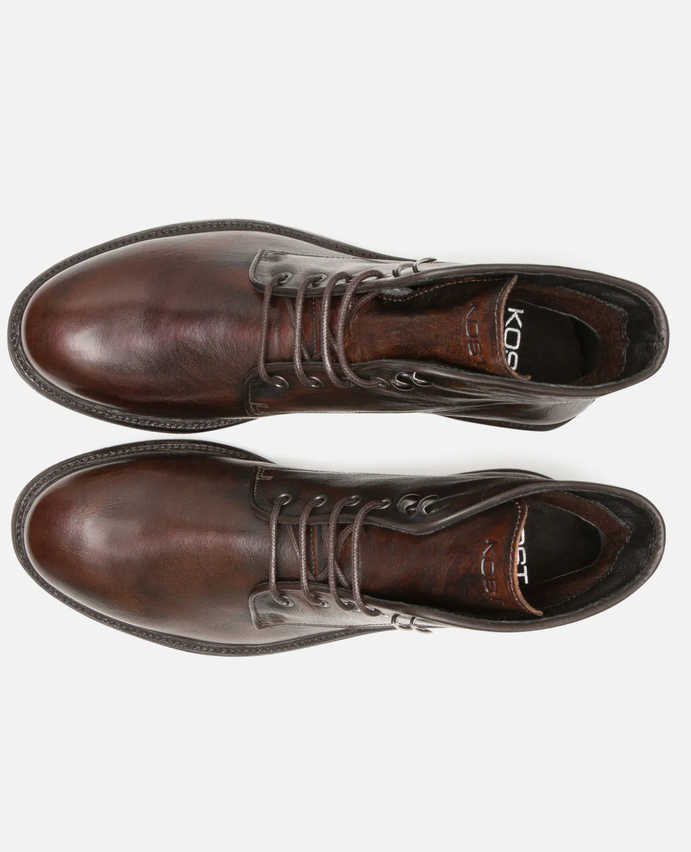 ZENITH FO VGT Boots cuir tannage végétal marron